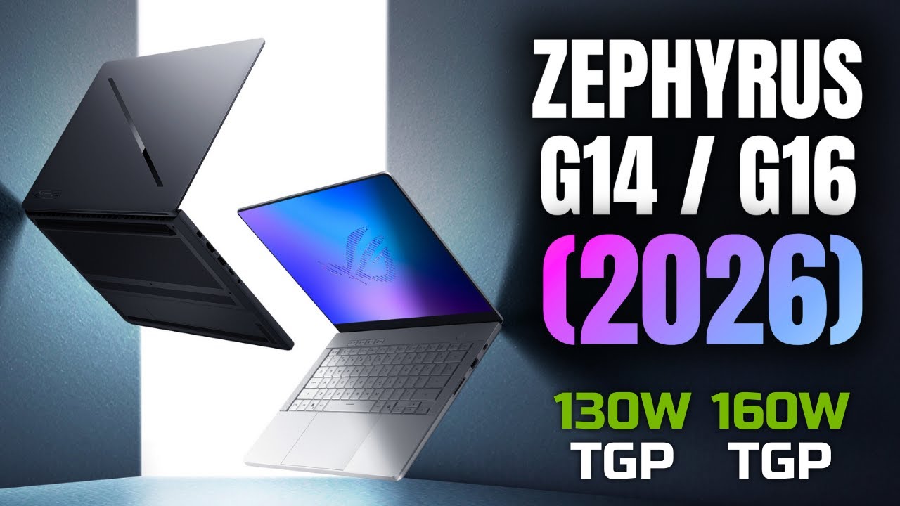 ASUS ROG Zephyrus G14/G16 Refresh with RTX 5090