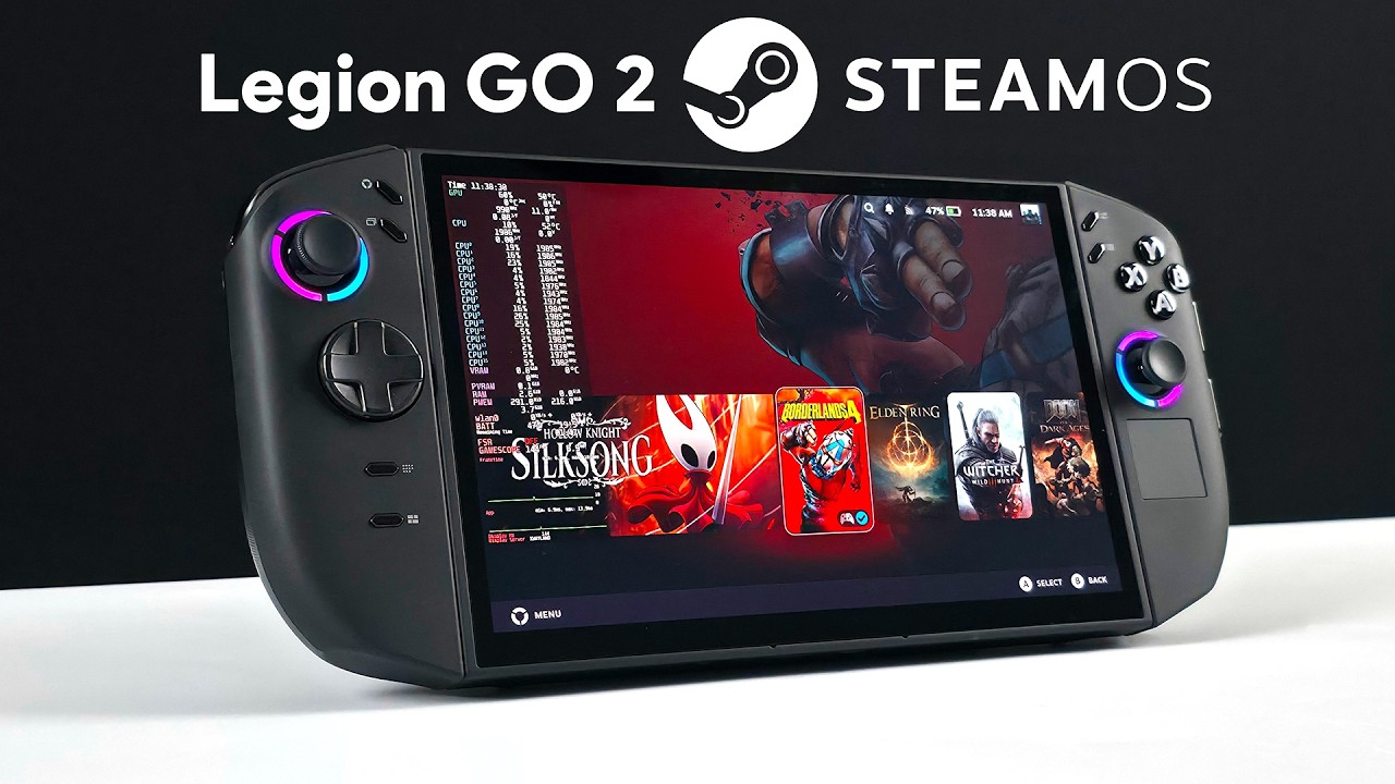 Lenovo Legion Go 2 Gets Official SteamOS Support